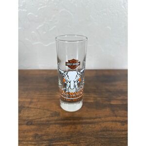 Harley-Davidson Yellowstone Belgrade Montana Shot Glass Steer Skull Shooter 2008